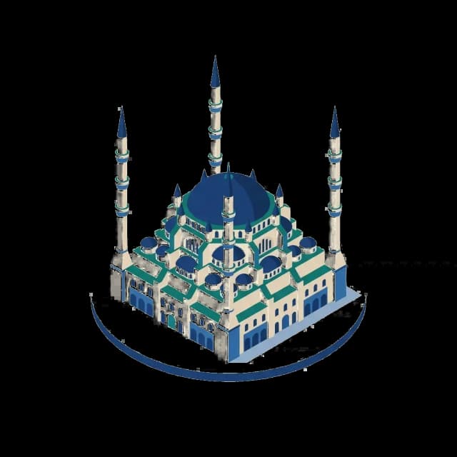 Adana camii illüstrasyonu