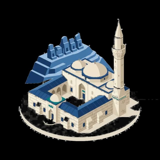 Adıyaman camii illüstrasyonu