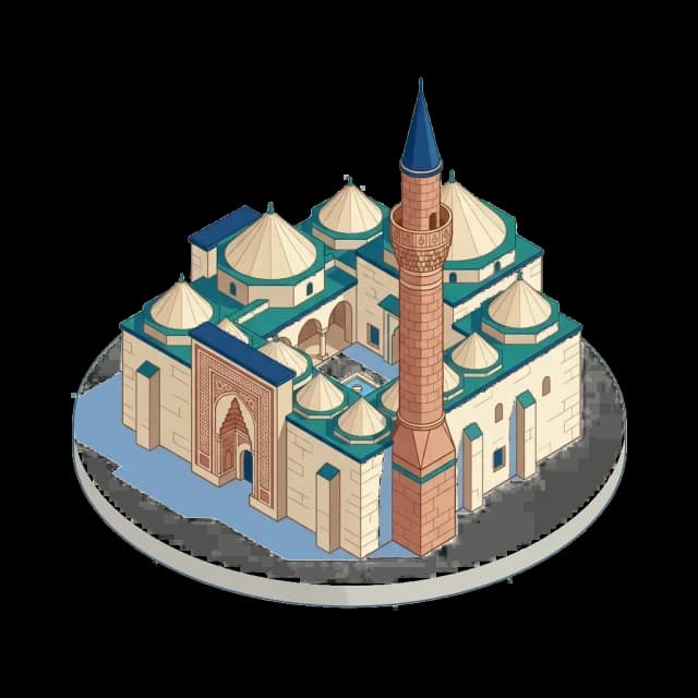 Aksaray camii illüstrasyonu