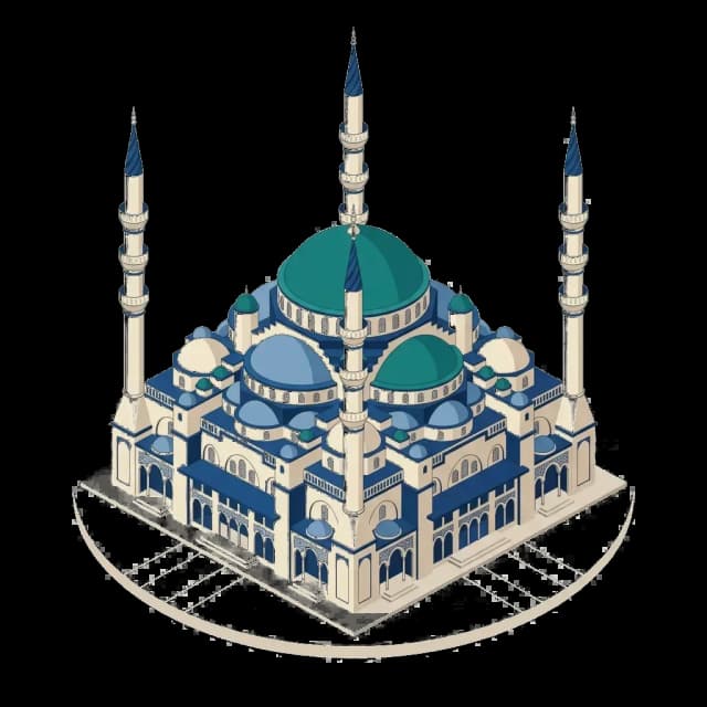 Ankara camii illüstrasyonu