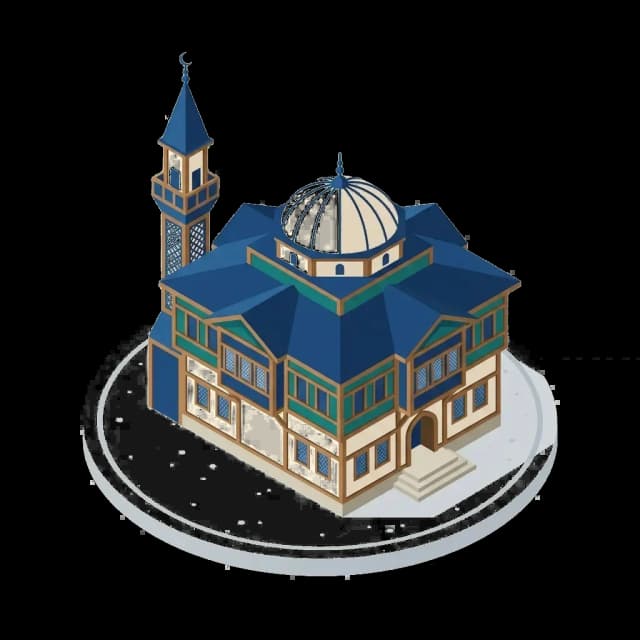Bartın camii illüstrasyonu