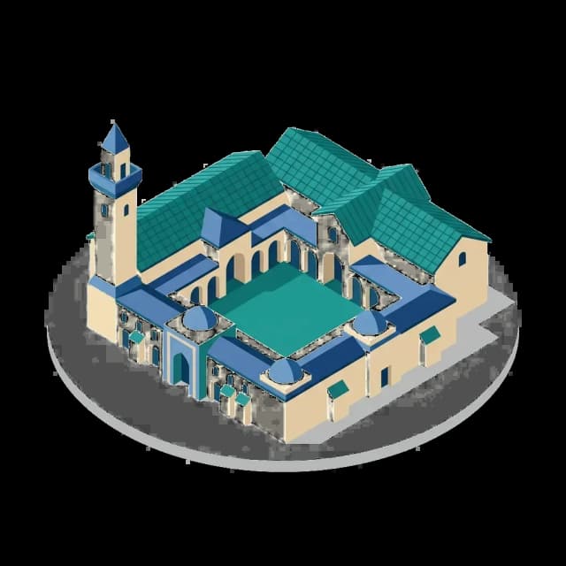 Diyarbakır camii illüstrasyonu