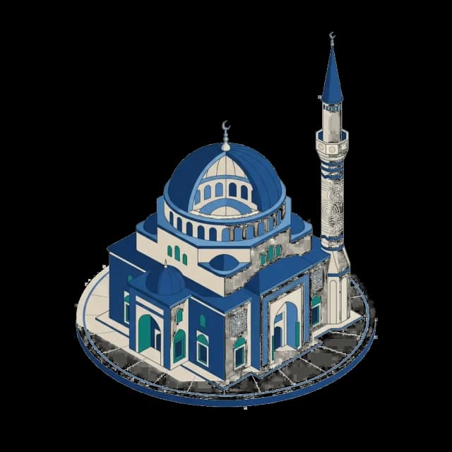 Düzce camii illüstrasyonu