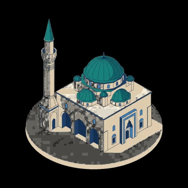 Erzincan camii illüstrasyonu