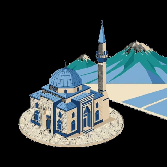 Iğdır camii illüstrasyonu