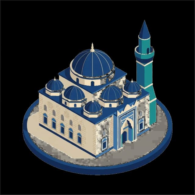 Kahramanmaraş camii illüstrasyonu