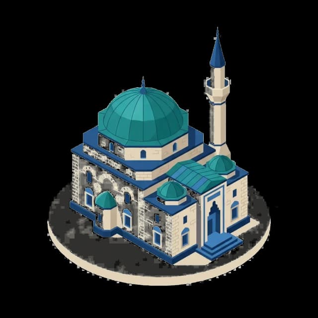 Karaman camii illüstrasyonu