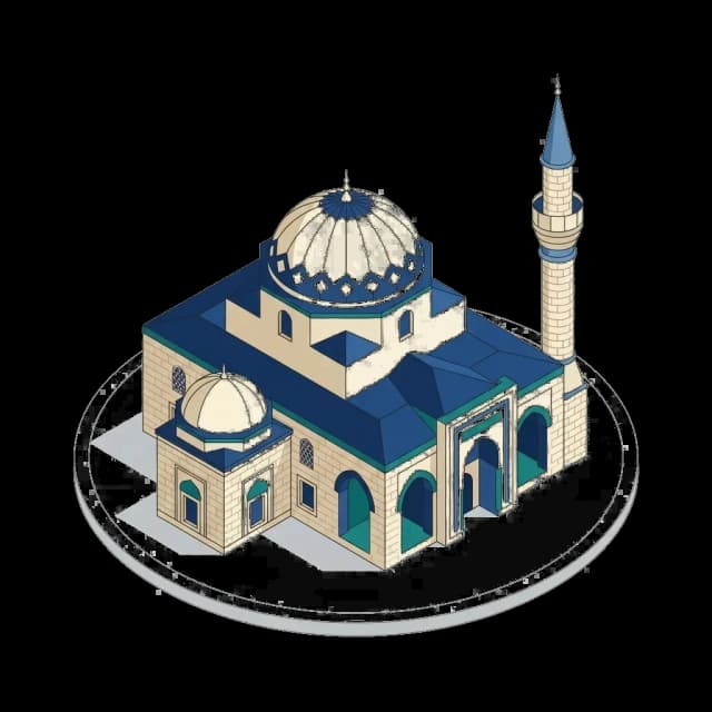 Kırşehir camii illüstrasyonu