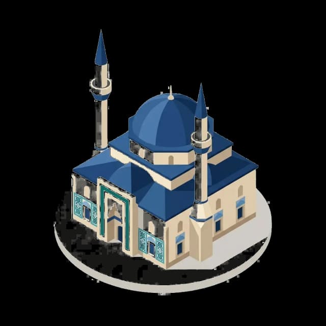 Manisa camii illüstrasyonu