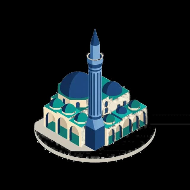 Siirt camii illüstrasyonu