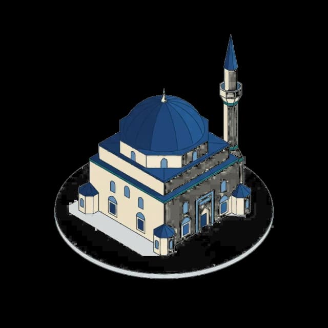 Tekirdağ camii illüstrasyonu
